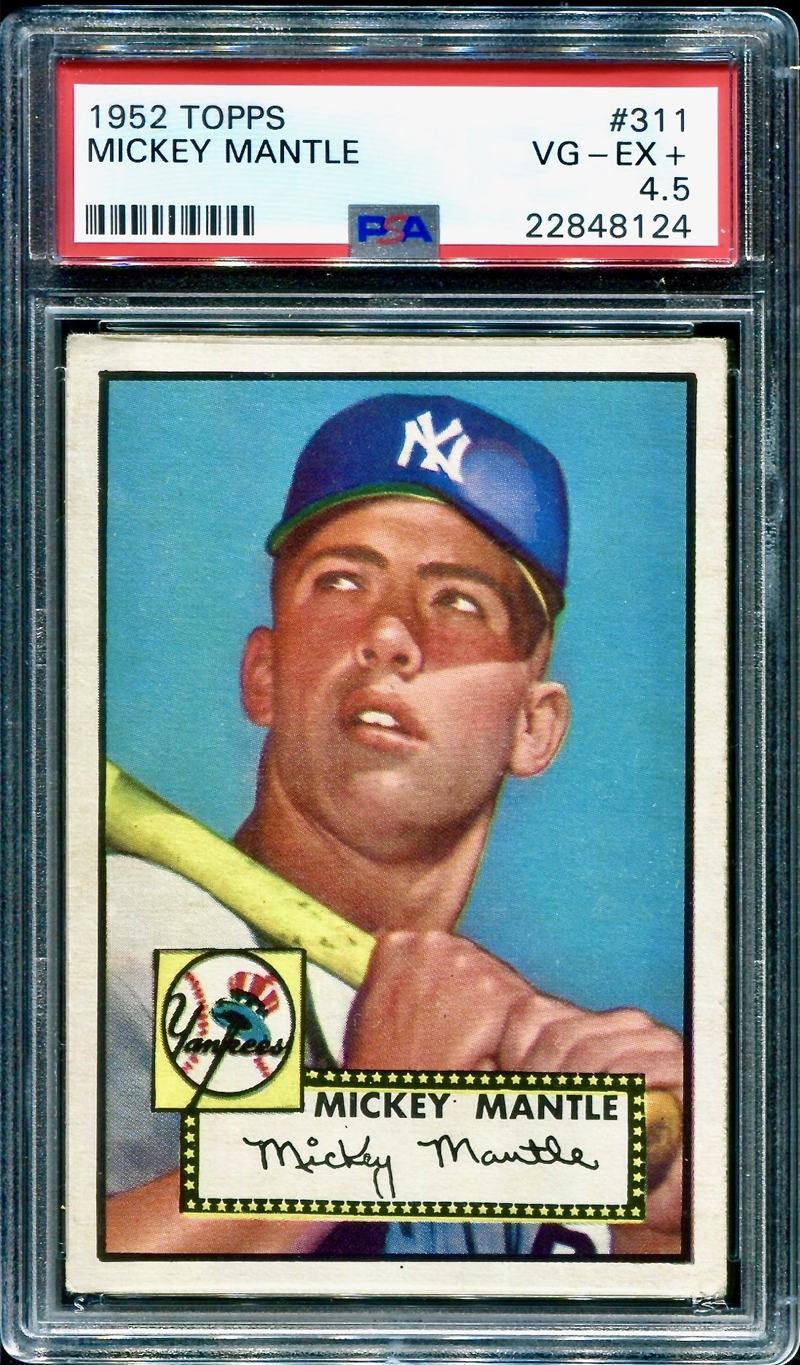 Mickey Mantle card in excellent condition